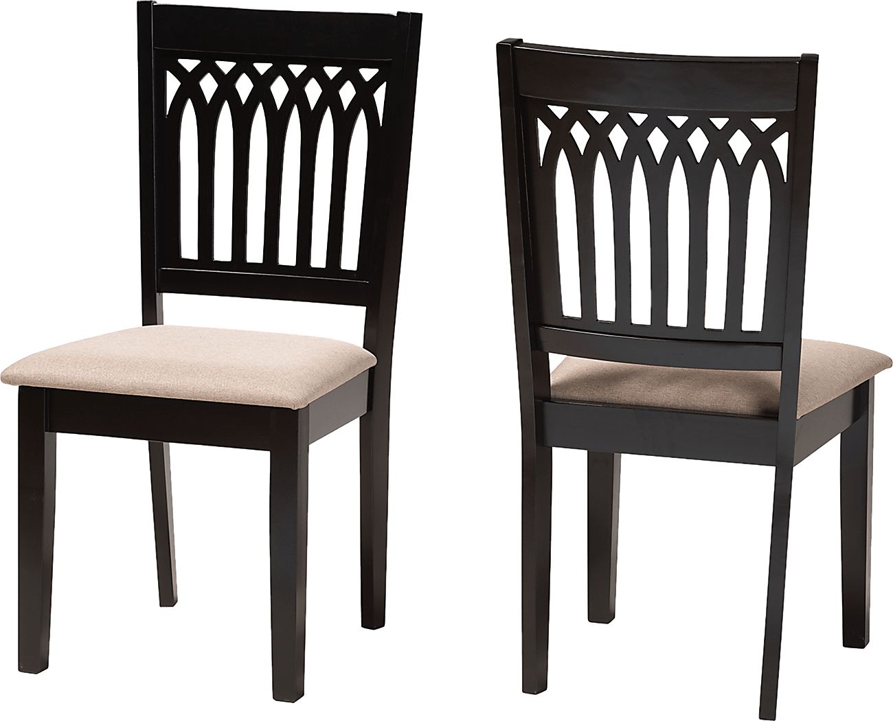 Salzedo Brown Dining Chair, Set of 2
