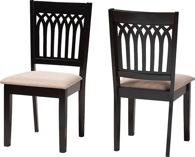 Salzedo Brown Dining Chair, Set of 2 - Thumbnail - Image 1
