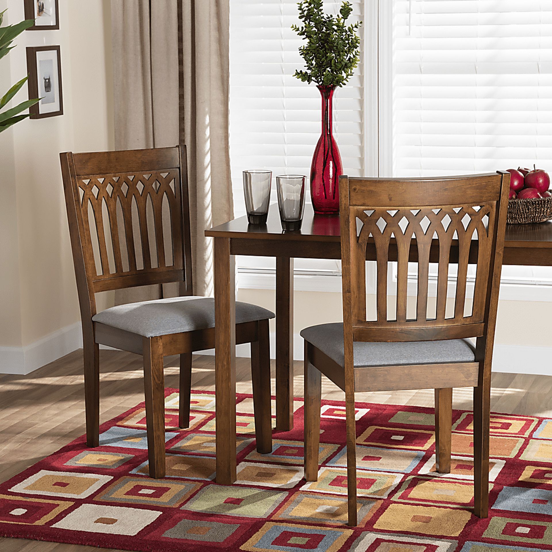 Salzedo Walnut Brown Dining Chair, Set of 2 - Image 2