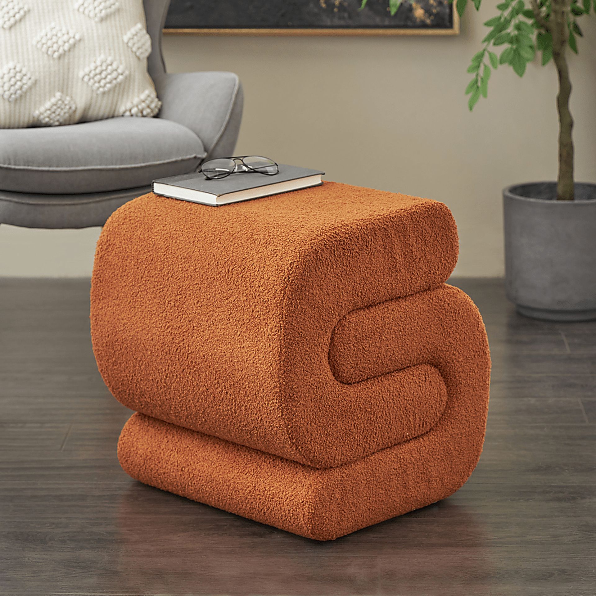 Samace Copper Ottoman - Image 2