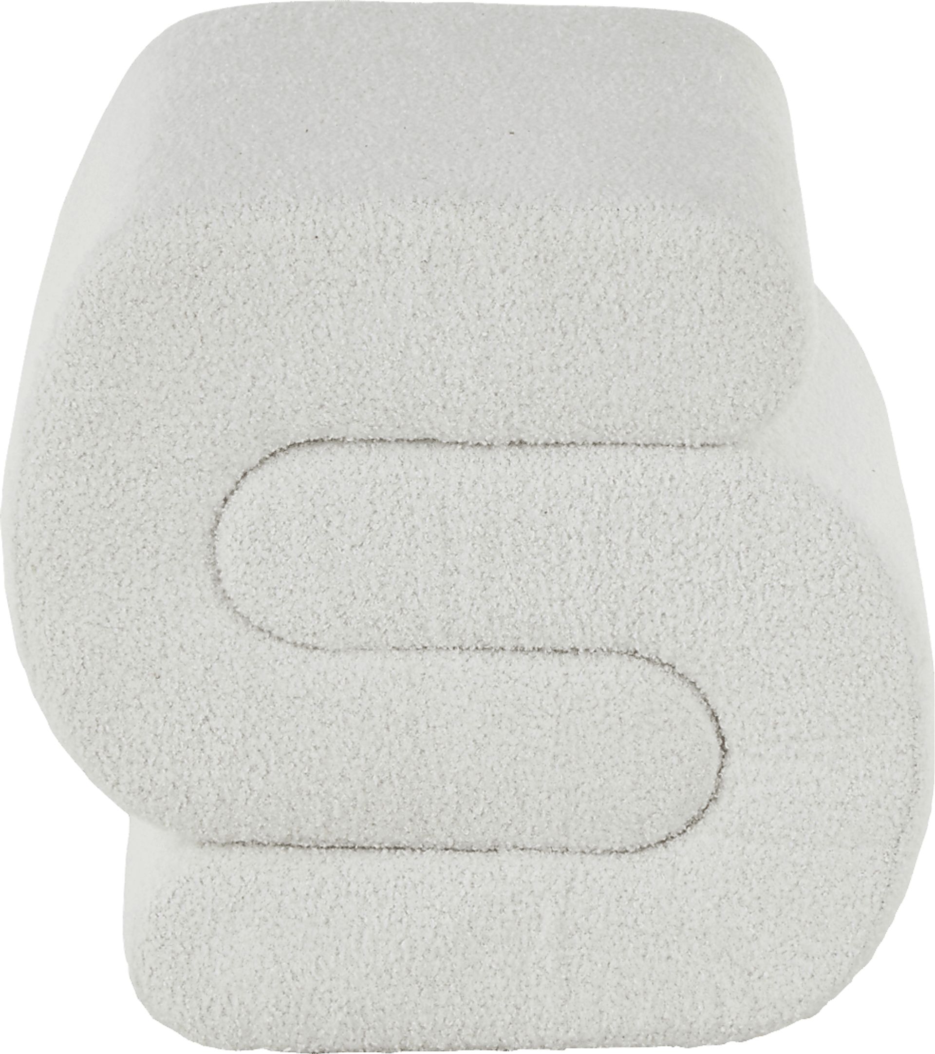 Samace White Ottoman - Image 6