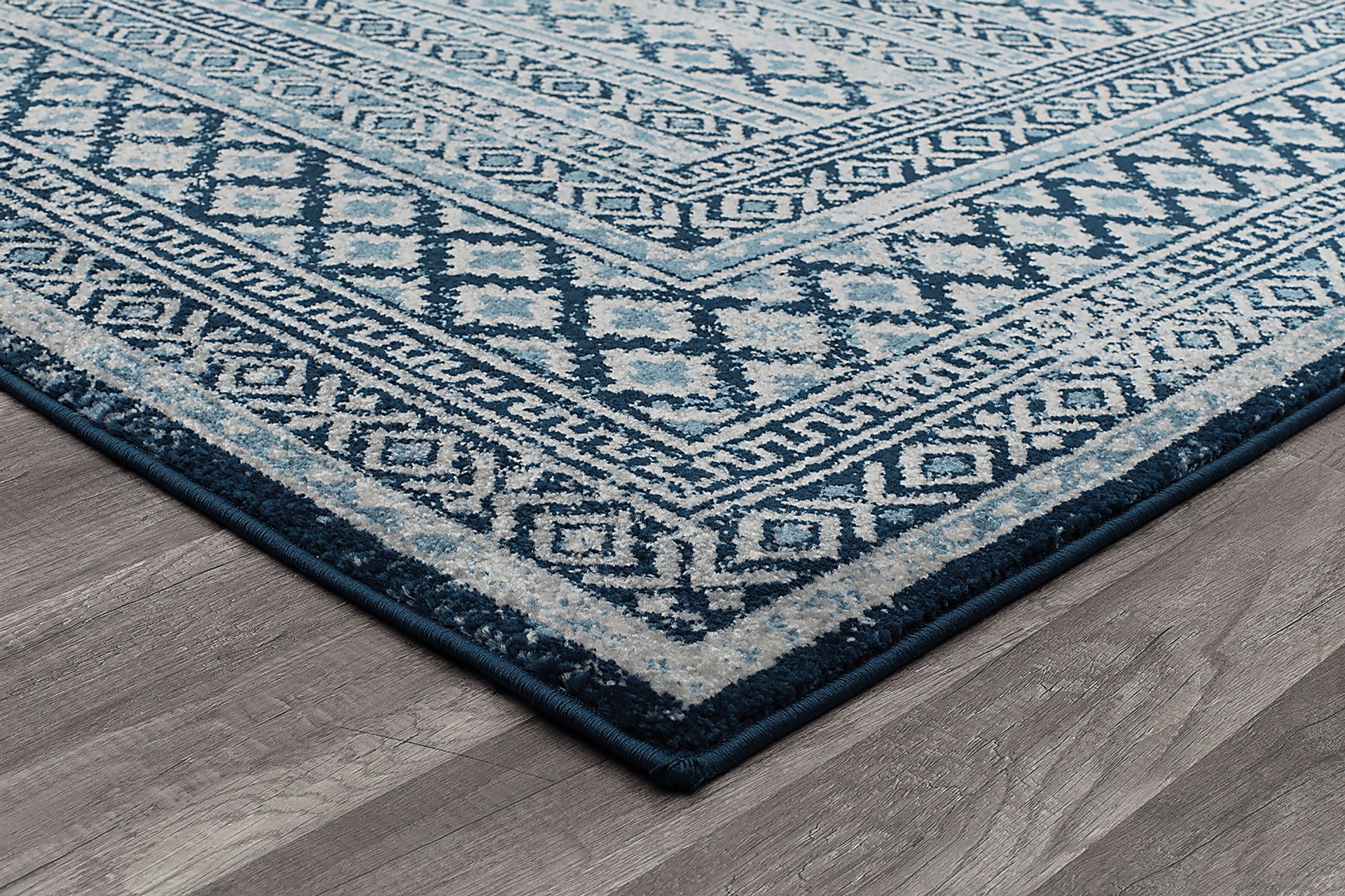 Samarbir Navy 5' x 7' Rug - Image 3