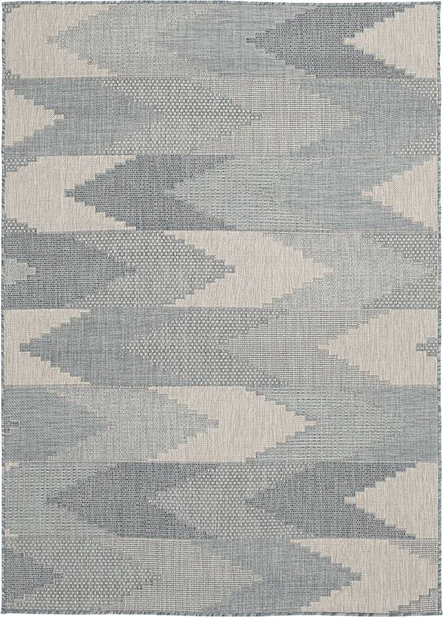 Samayah Gray 5' x 7'3 Indoor/Outdoor Rug - Thumbnail - Image 1