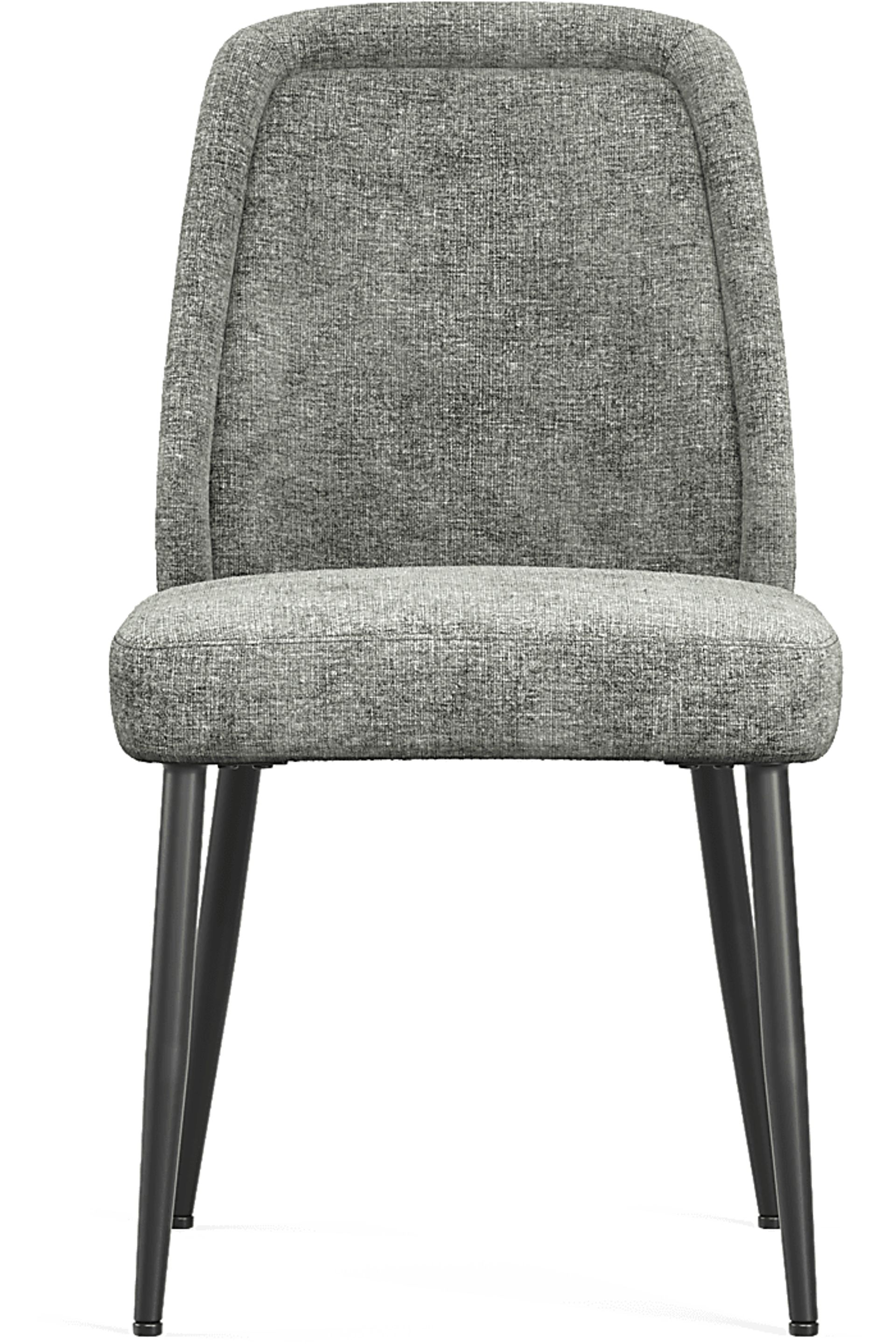Grayhill White 5 Pc Dining Room with Sambuca Charcoal Chairs - Image 7