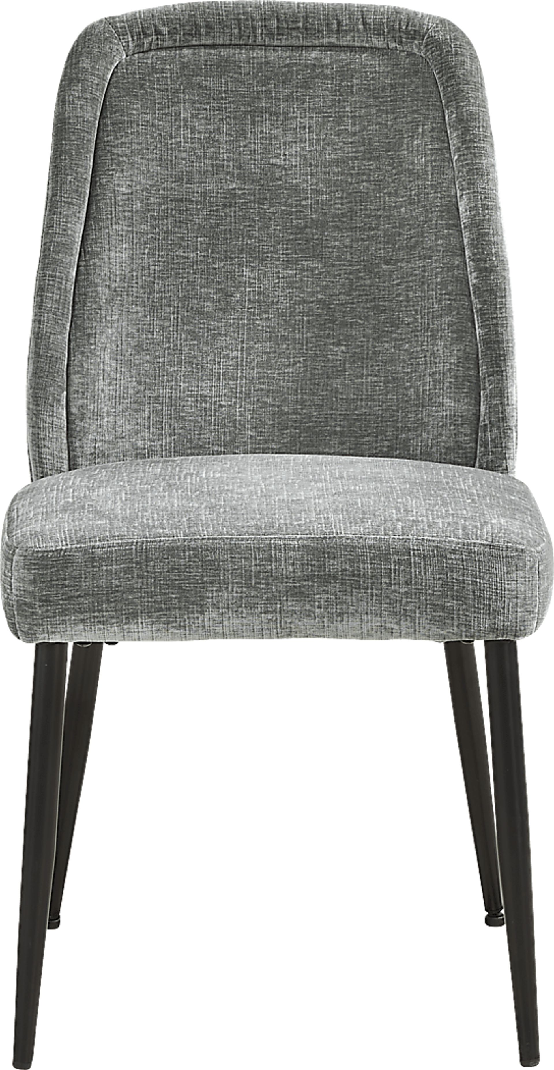 Sambuca Charcoal Upholstered Side Chair - Image 2