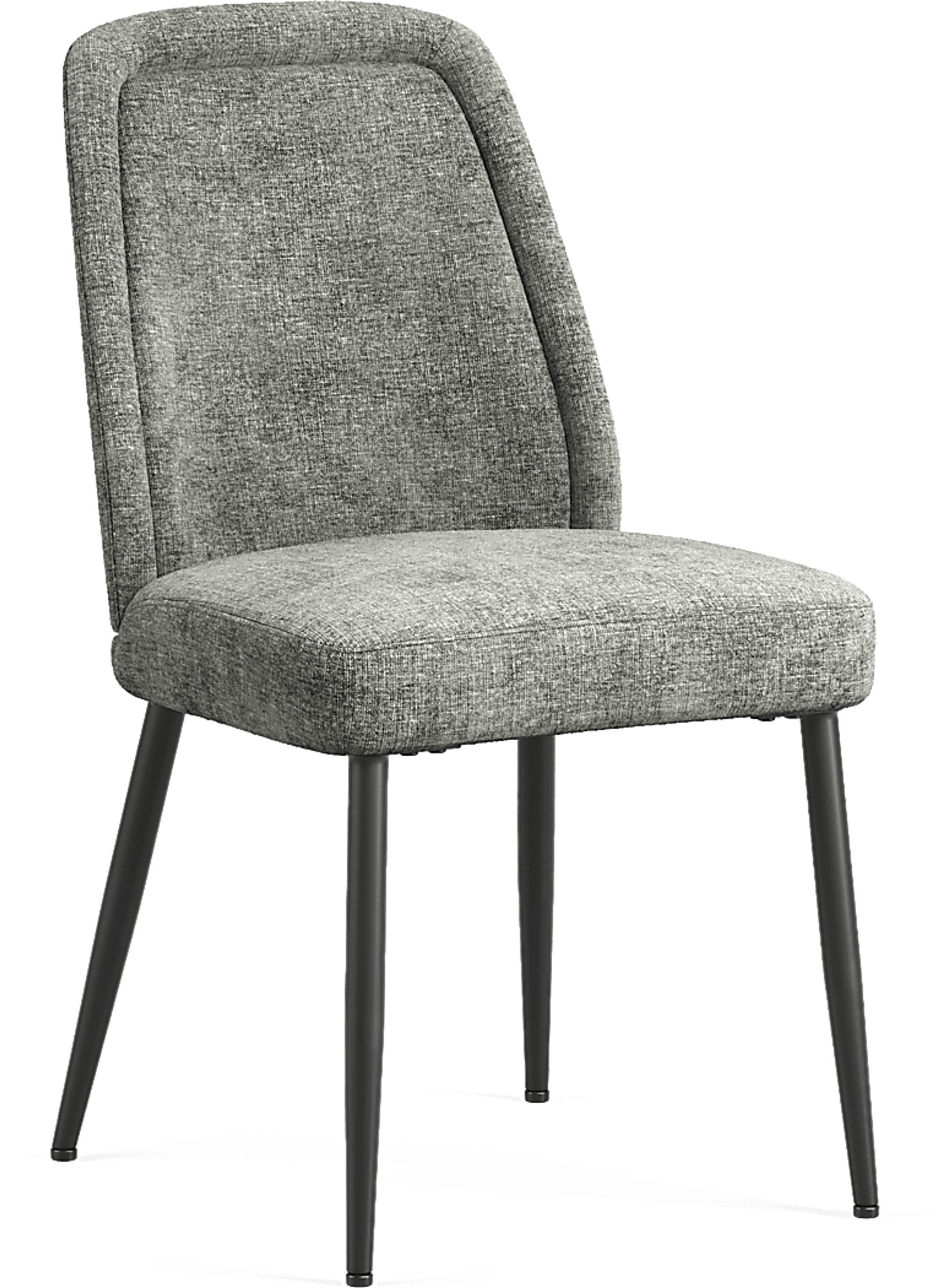 Grayhill White 5 Pc Dining Room with Sambuca Charcoal Chairs - Image 6