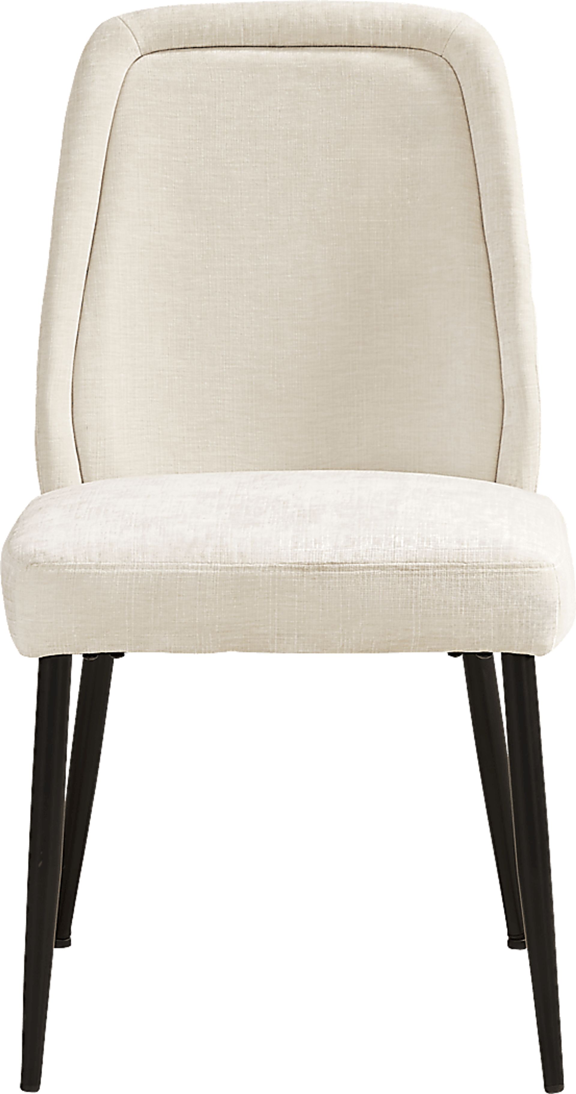 Grayhill White 5 Pc Dining Room with Sambuca Ivory Chairs - Image 7
