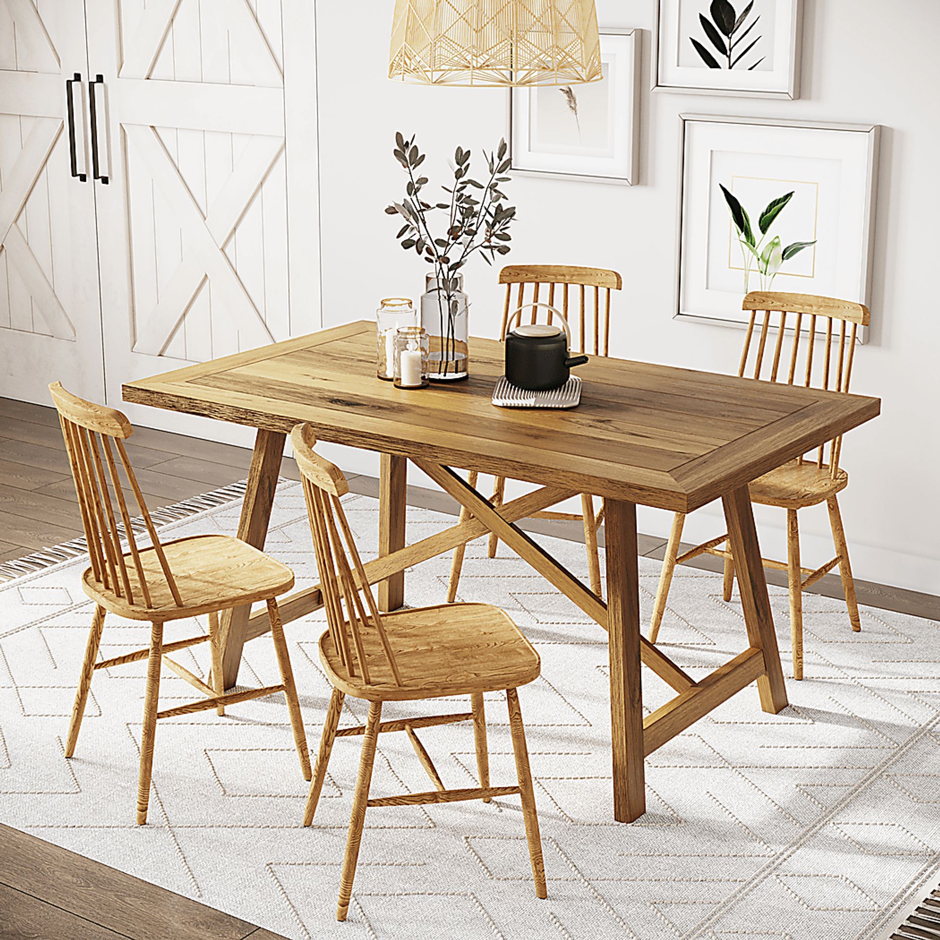 Samerna Natural Dining Table - Image 2