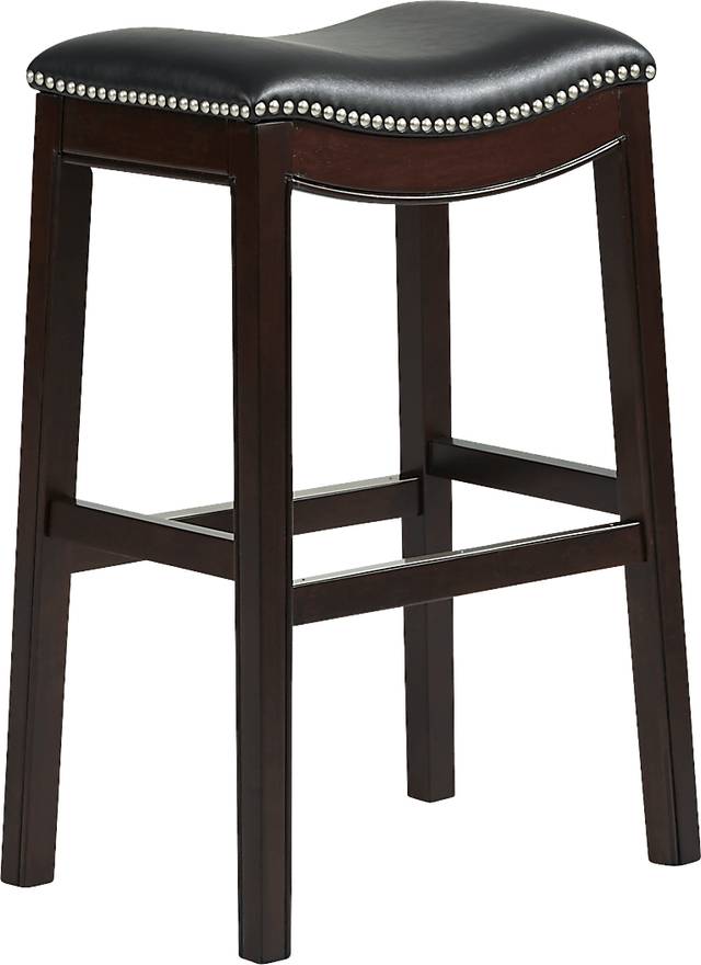 Samford Black Barstool - Thumbnail - Image 1