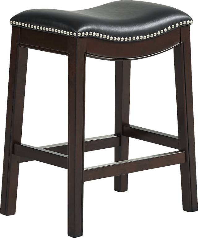 Samford Black Counter Height Stool - Thumbnail - Image 1