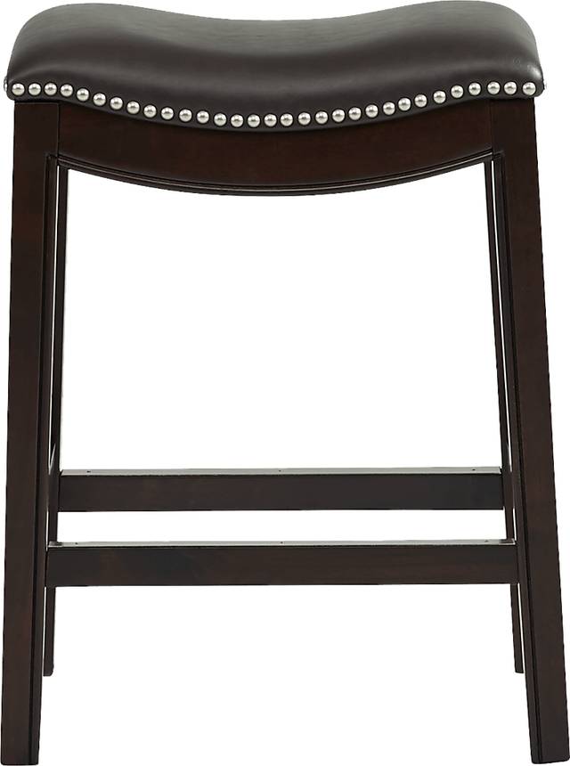 Samford Brown Counter Height Stool - Thumbnail - Image 2
