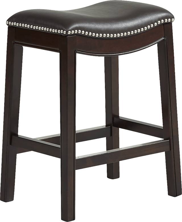 Samford Brown Counter Height Stool - Thumbnail - Image 1