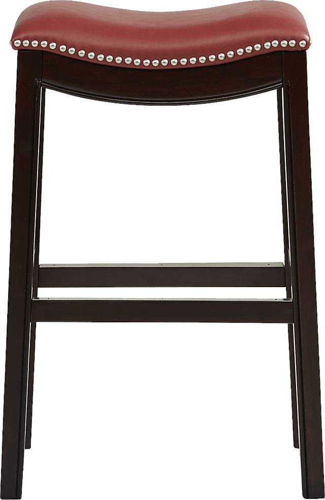 Samford Red Barstool - Thumbnail - Image 2