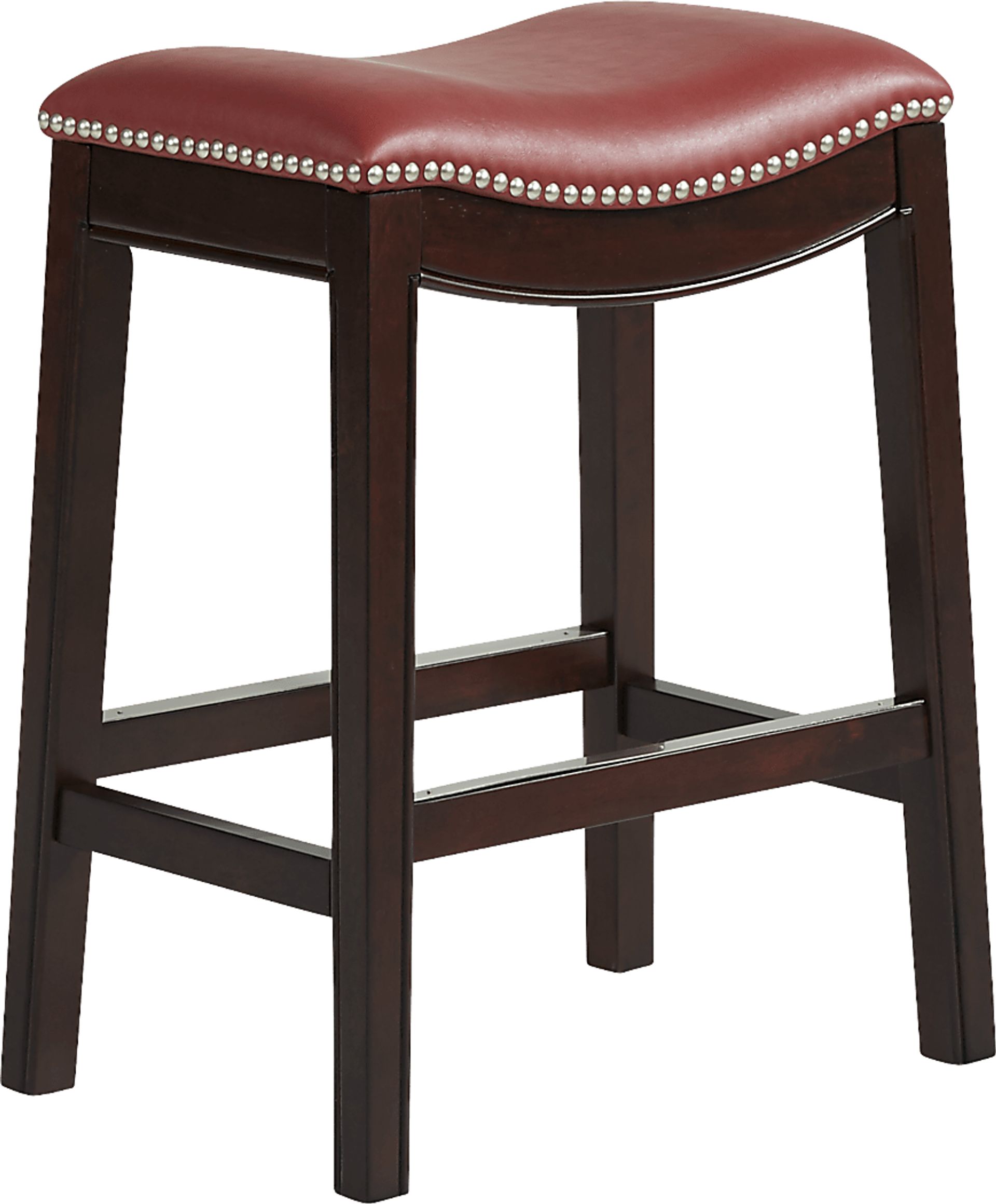 Samford Red Counter Height Stool - Image 1
