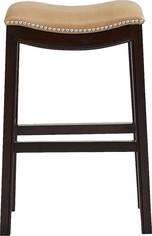 Samford Tan Barstool - Thumbnail - Image 2