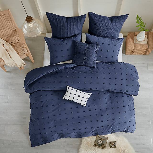 Samorar 7 Pc Blue King/California King Comforter Set - Thumbnail - Image 16