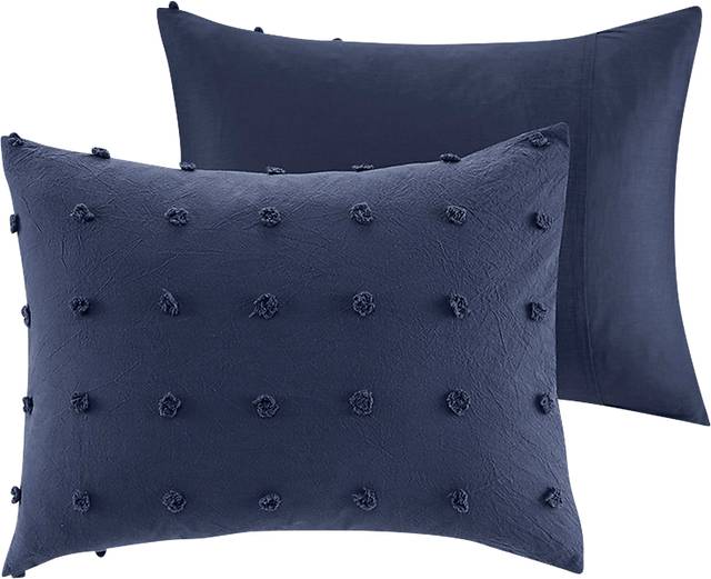 Samorar Blue 7 Pc Full/Queen Comforter Set - Thumbnail - Image 4