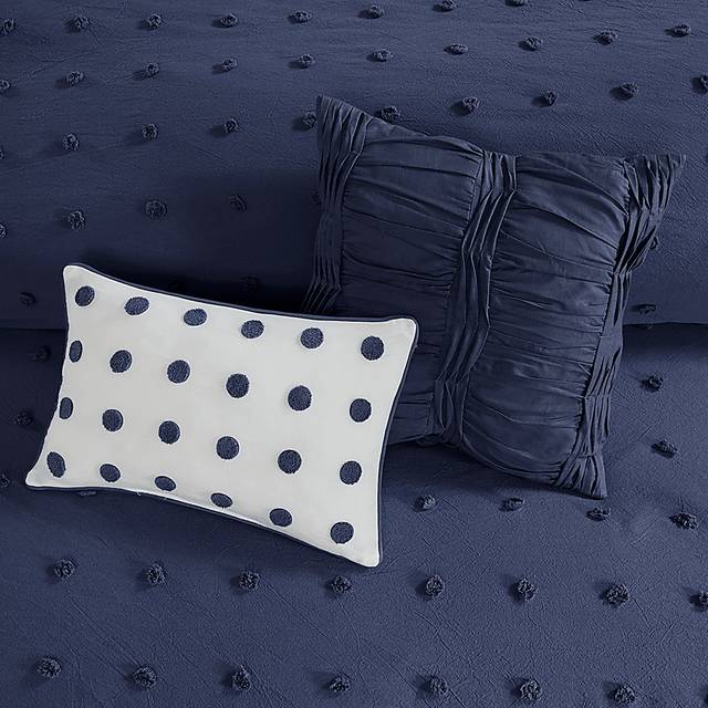 Samorar Blue 7 Pc Full/Queen Comforter Set - Thumbnail - Image 6