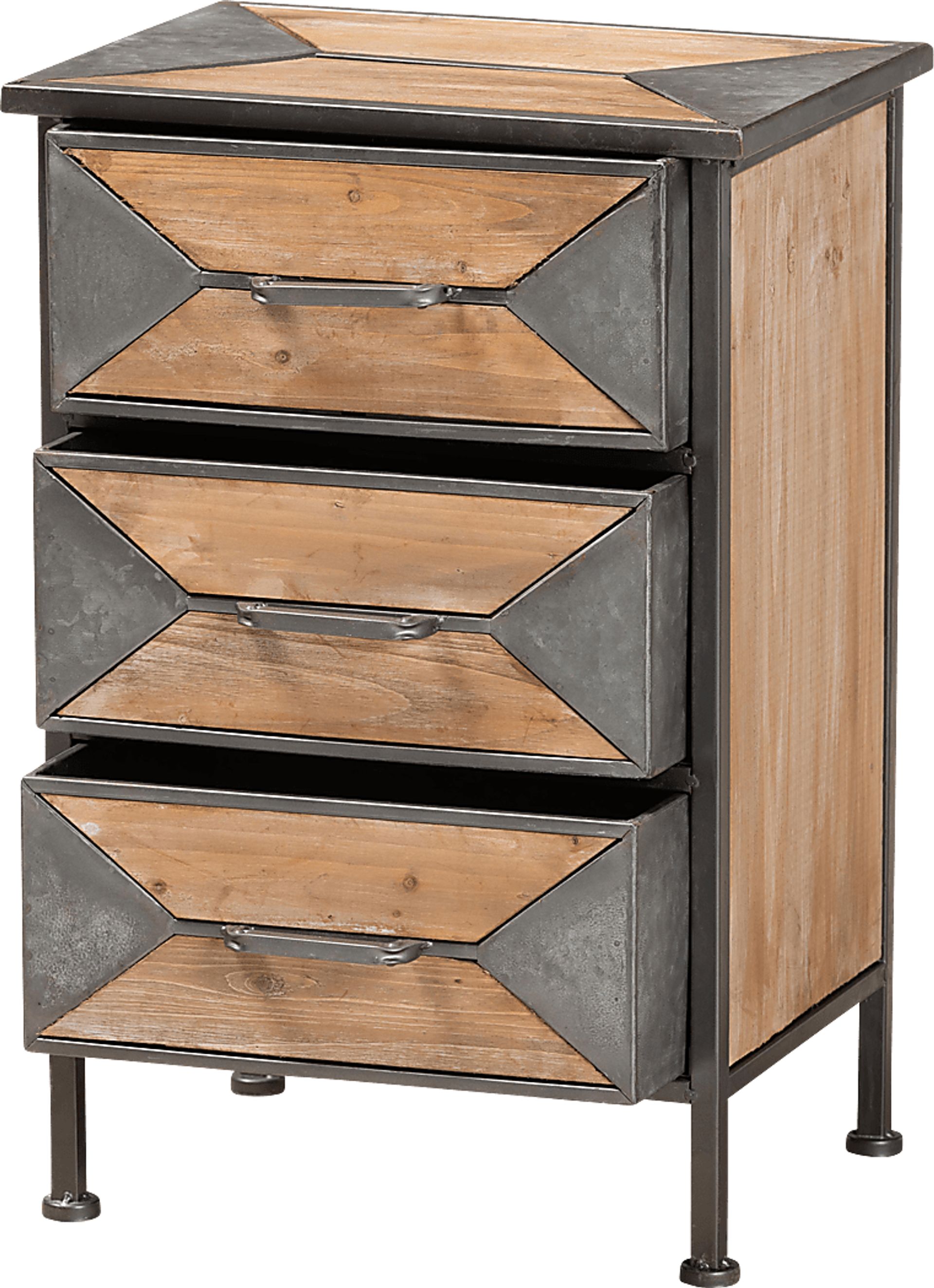 Samover Brown Nightstand - Image 2