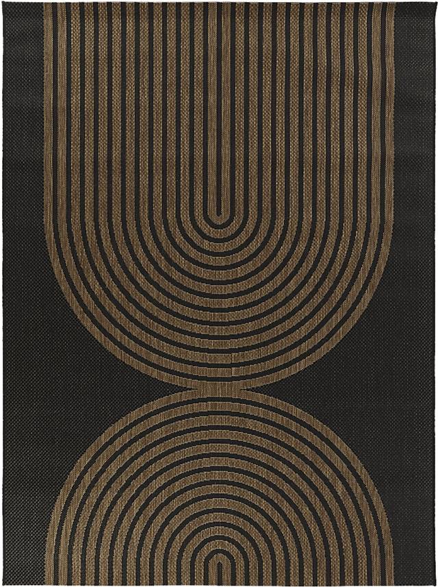 Sampdoria Charcoal 7'10 x 10' Indoor/Outdoor Rug - Thumbnail - Image 1