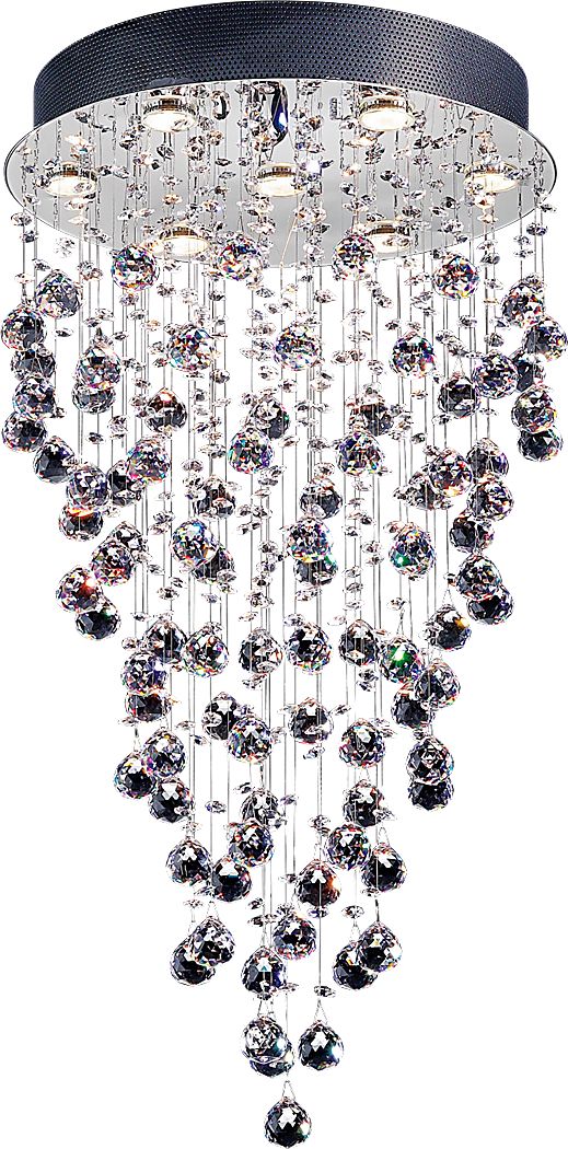 Samter Court Silver Chandelier