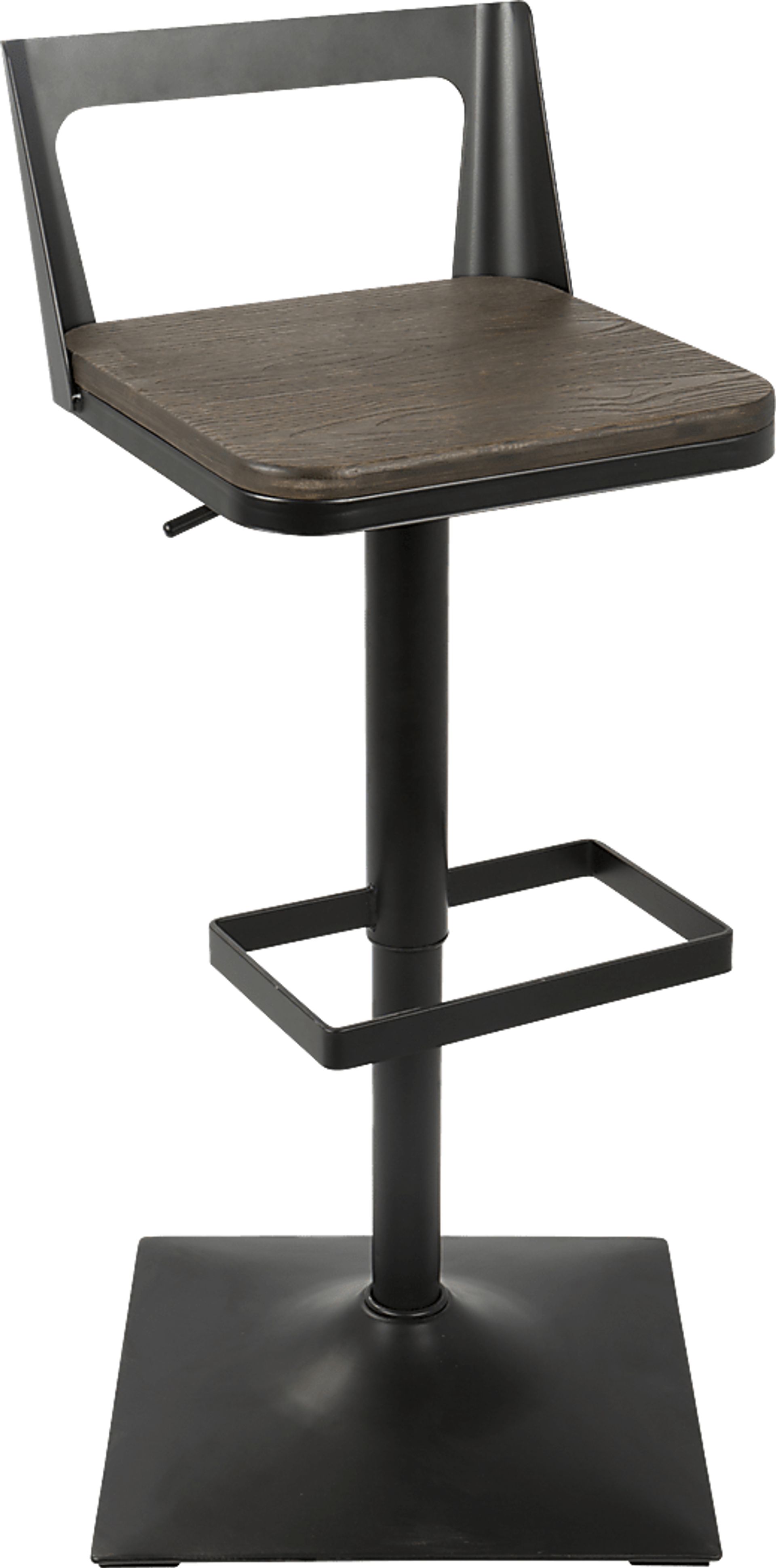 Samurai Black Barstool - Image 1