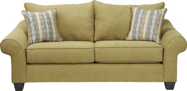 San Diego Green Sleeper Loveseat - Thumbnail - Image 1