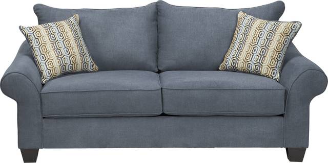 San Diego Navy Sleeper Loveseat - Thumbnail - Image 1