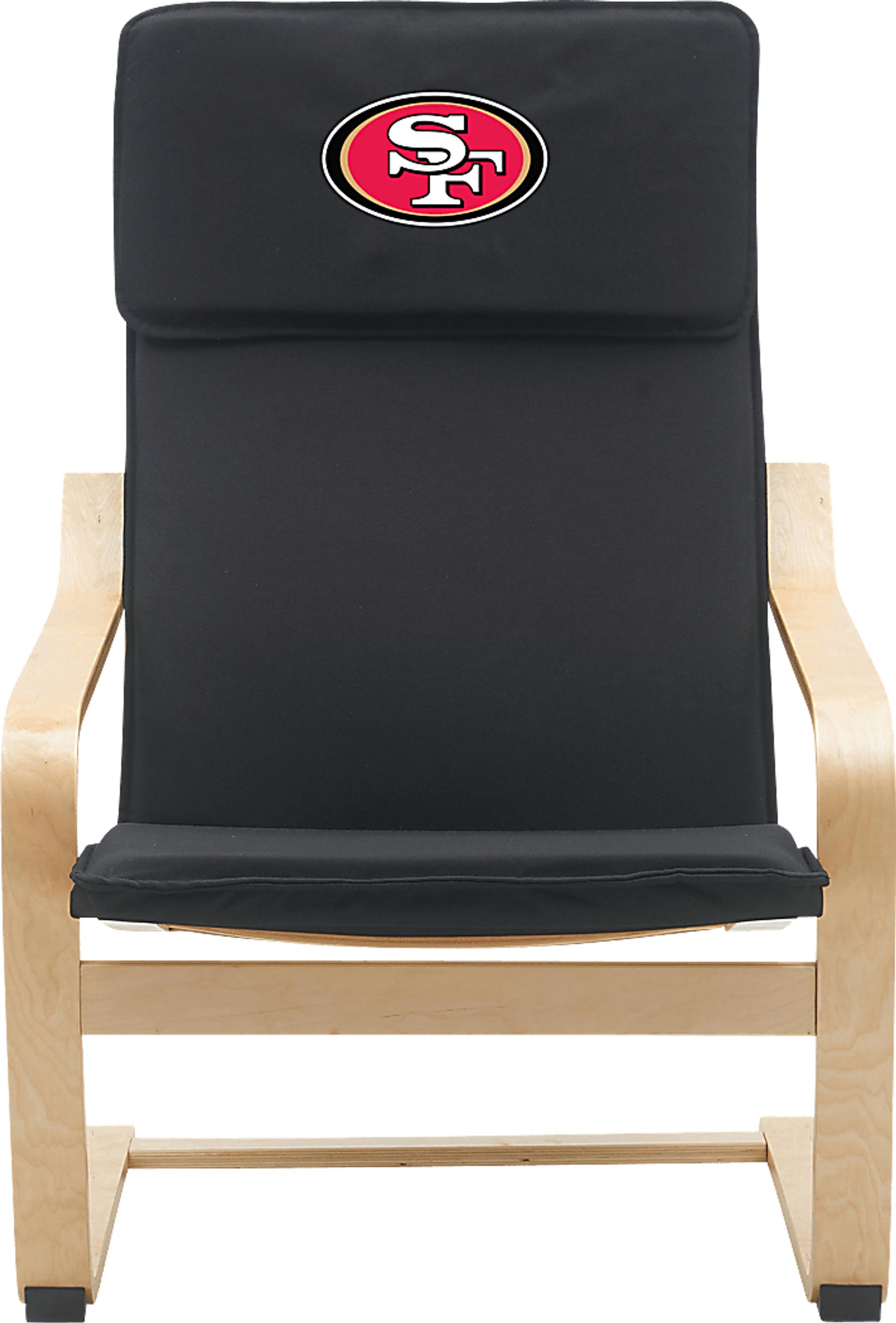 San Francisco 49ers Black Accent Chair - Image 3