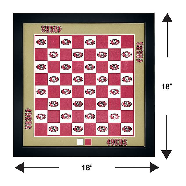 San Francisco 49ers Wall Chess Set - Thumbnail - Image 6