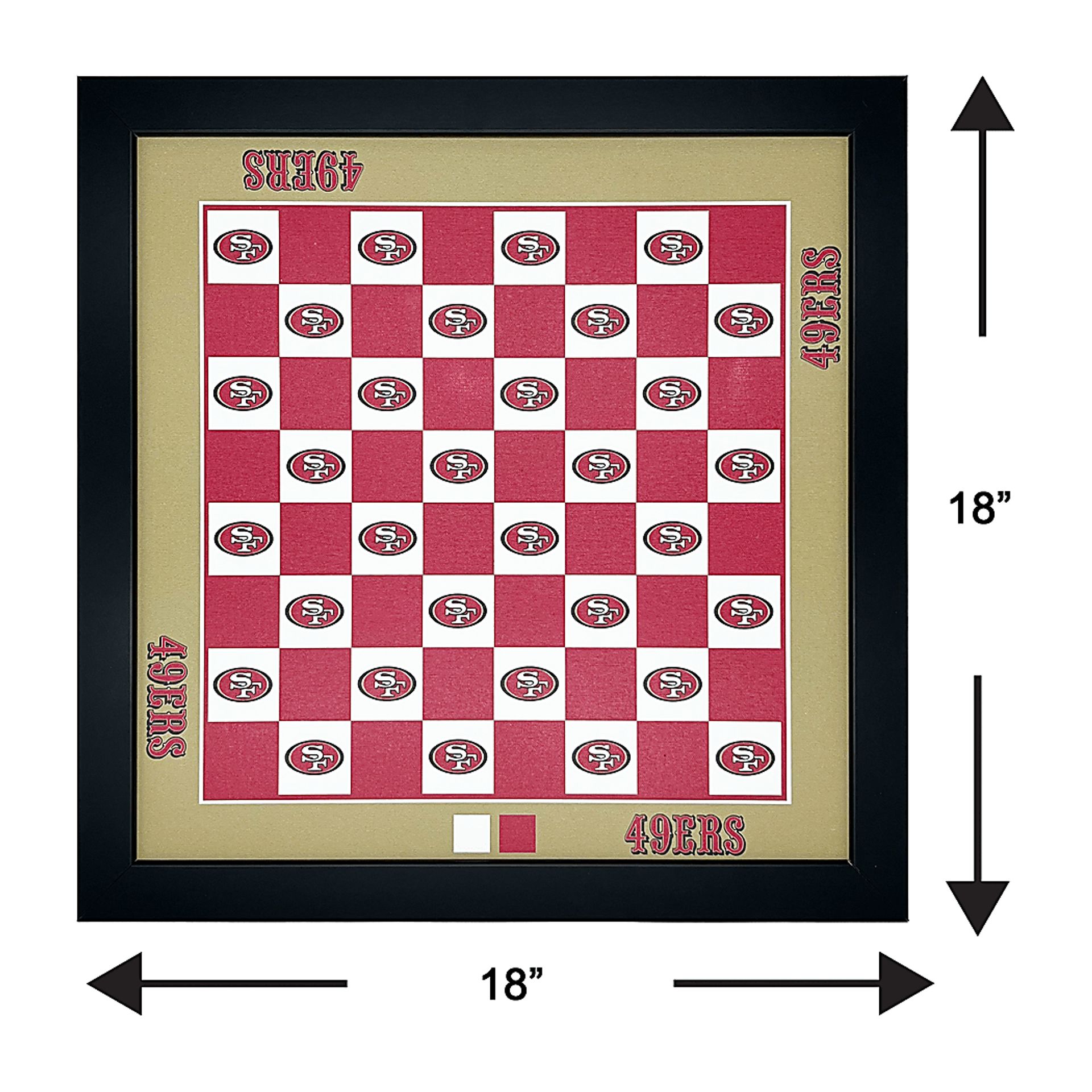 San Francisco 49ers Wall Chess Set - Image 6