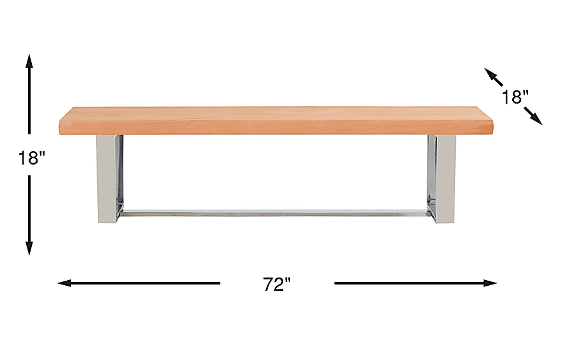 Dimension Image. Please refer to the Dimension Tab on this page for dimension details.