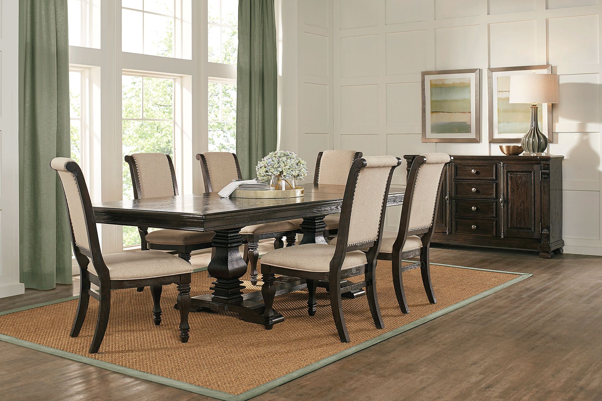 San Luis Oak 5 Pc Rectangle Dining Room - Image 1