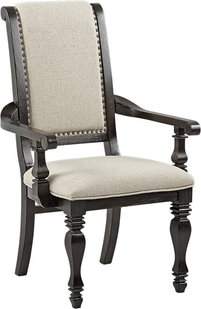 San Luis Oak Sleigh Arm Chair - Thumbnail - Image 1