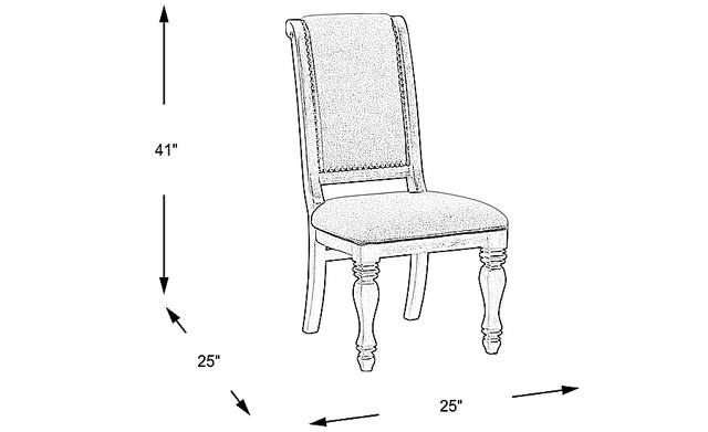 Dimension Image. Please refer to the Dimension Tab on this page for dimension details.
