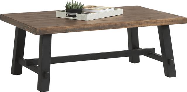 San Mateo Brown Cocktail Table - Thumbnail - Image 2