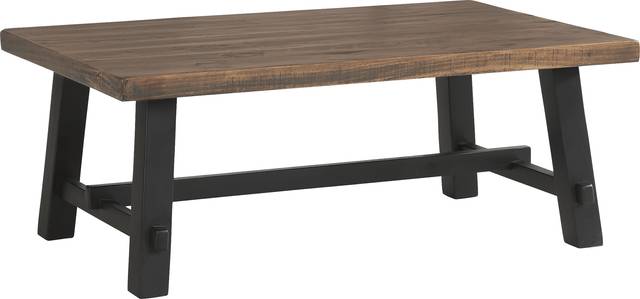 San Mateo Brown Cocktail Table - Thumbnail - Image 1