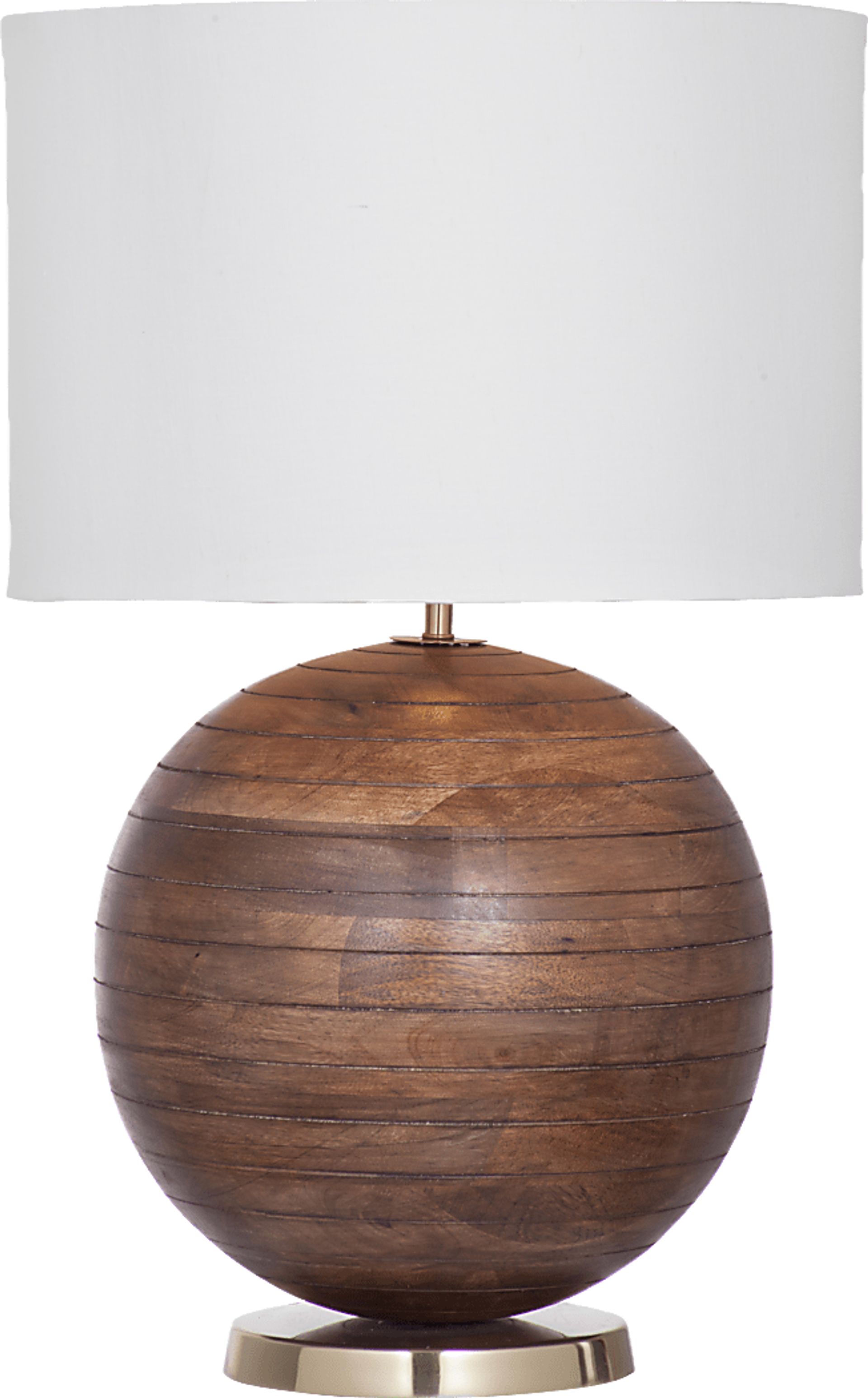 San Sphere Brown Lamp - Image 1