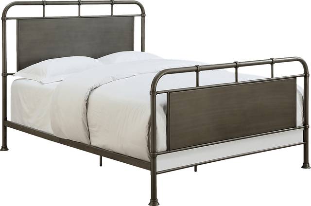 Sana Smoke Queen Panel Bed - Thumbnail - Image 2