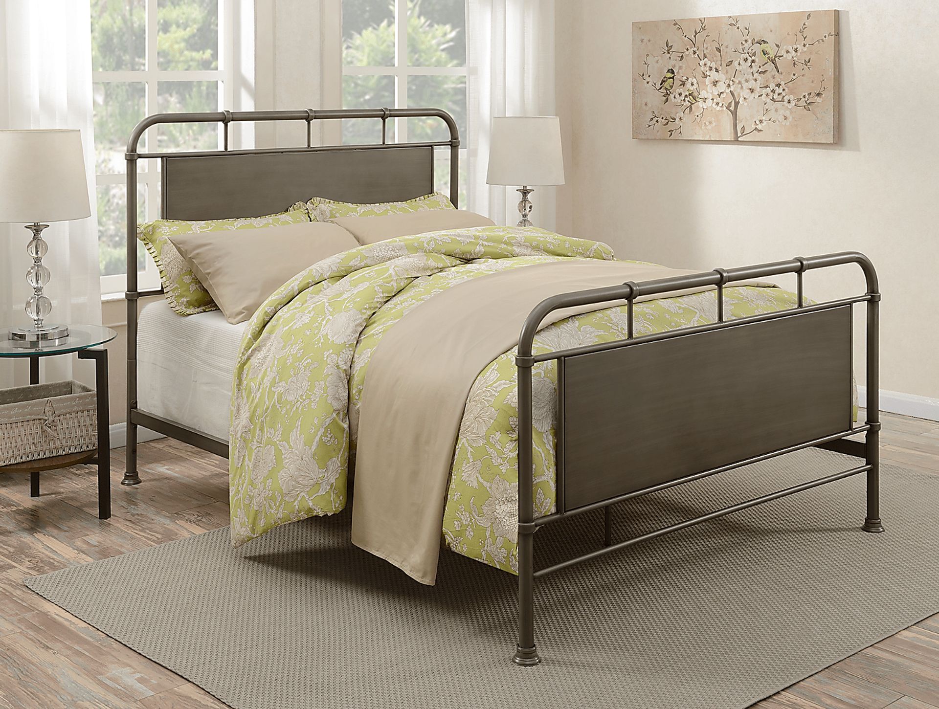 Sana Smoke Queen Panel Bed - Image 8
