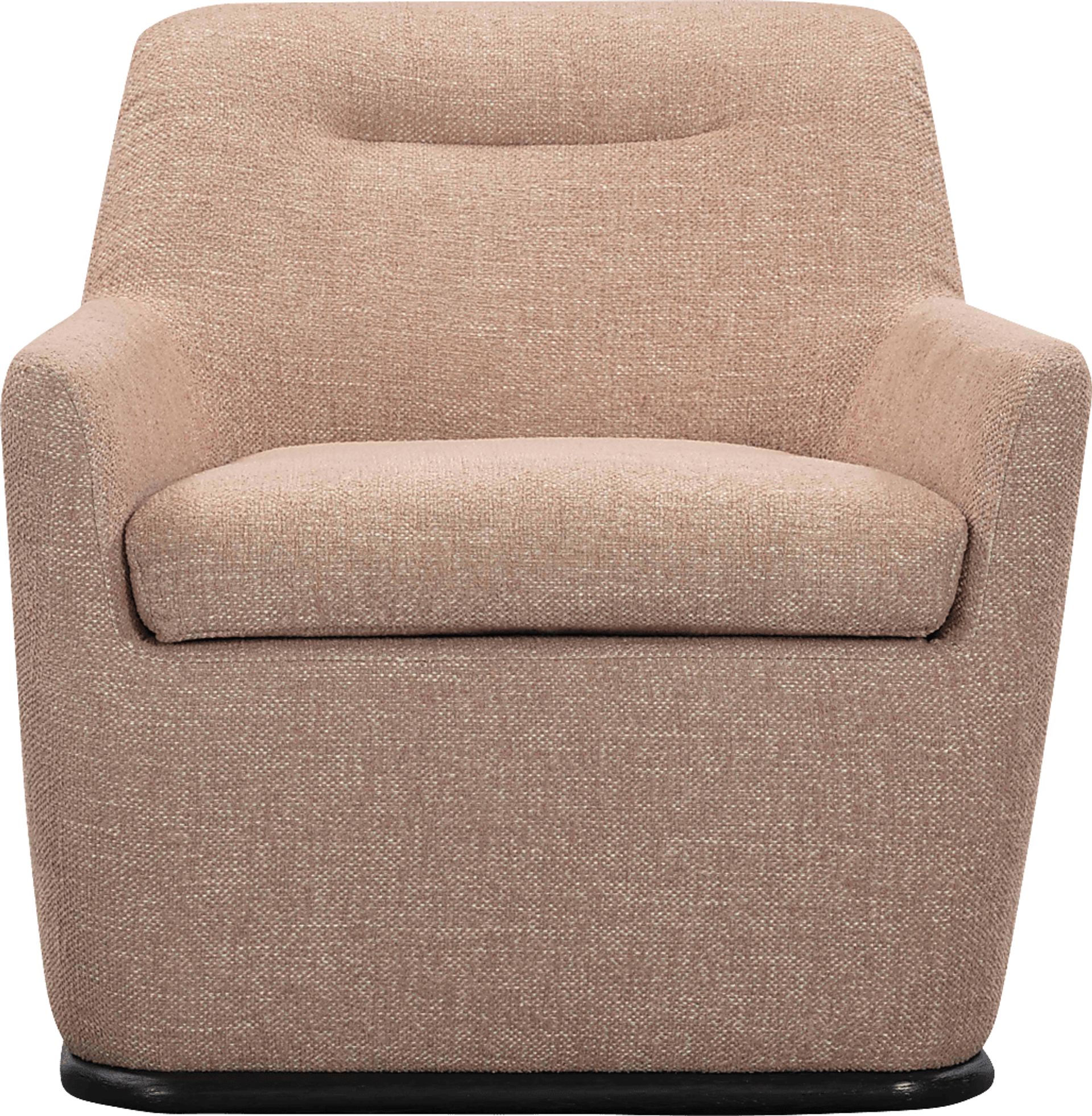 Sanbiens Peach Swivel Accent Chair - Image 8