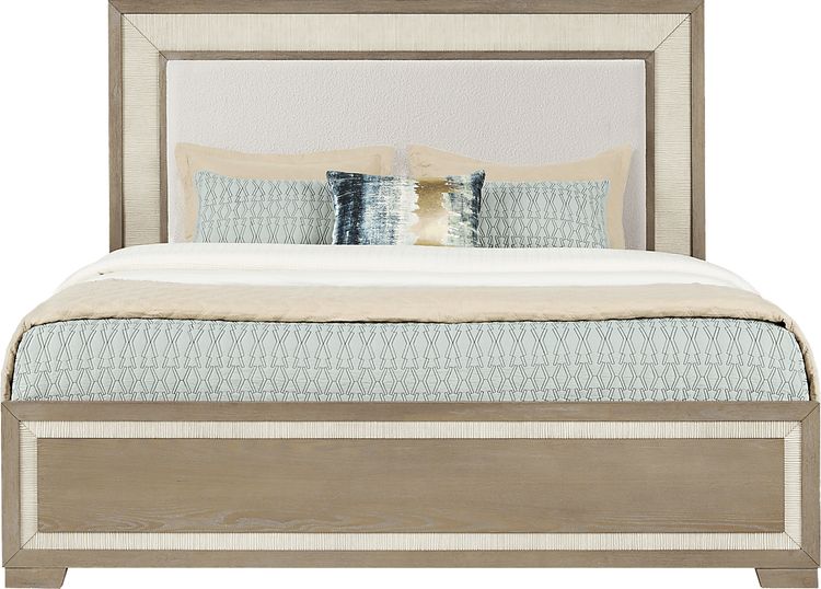 3 pc queen upholstered bed