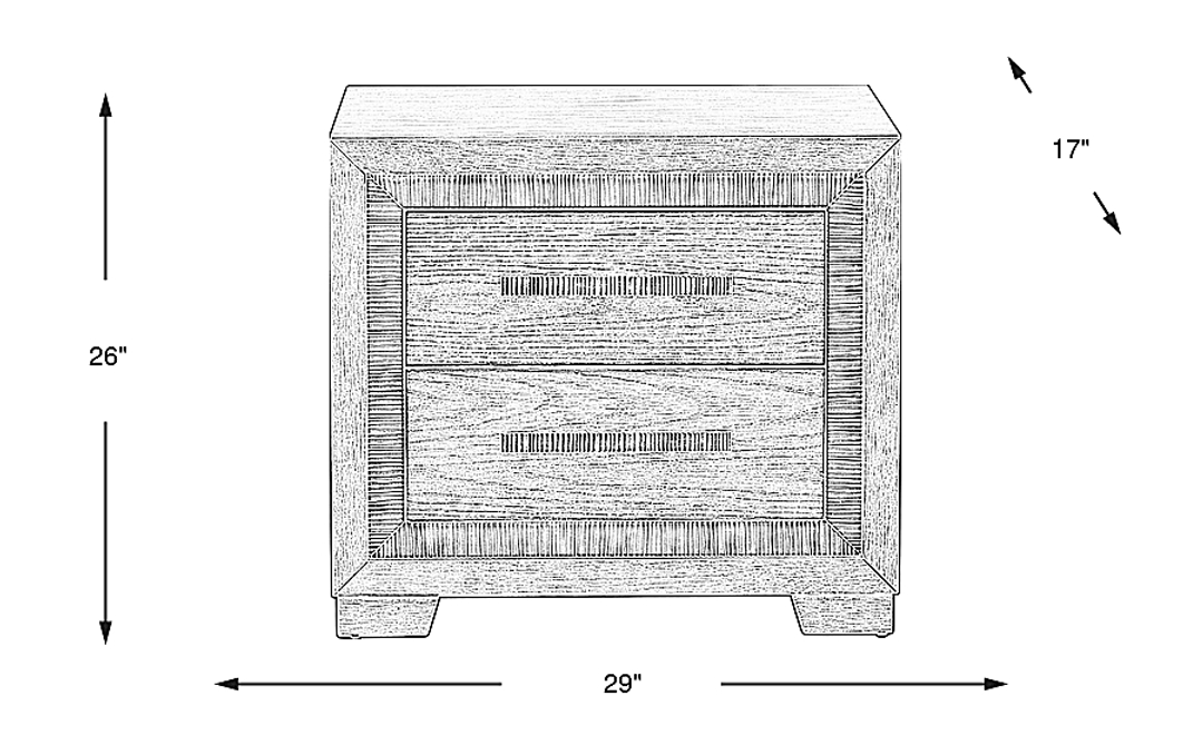 Sand Key Sandstone Nightstand