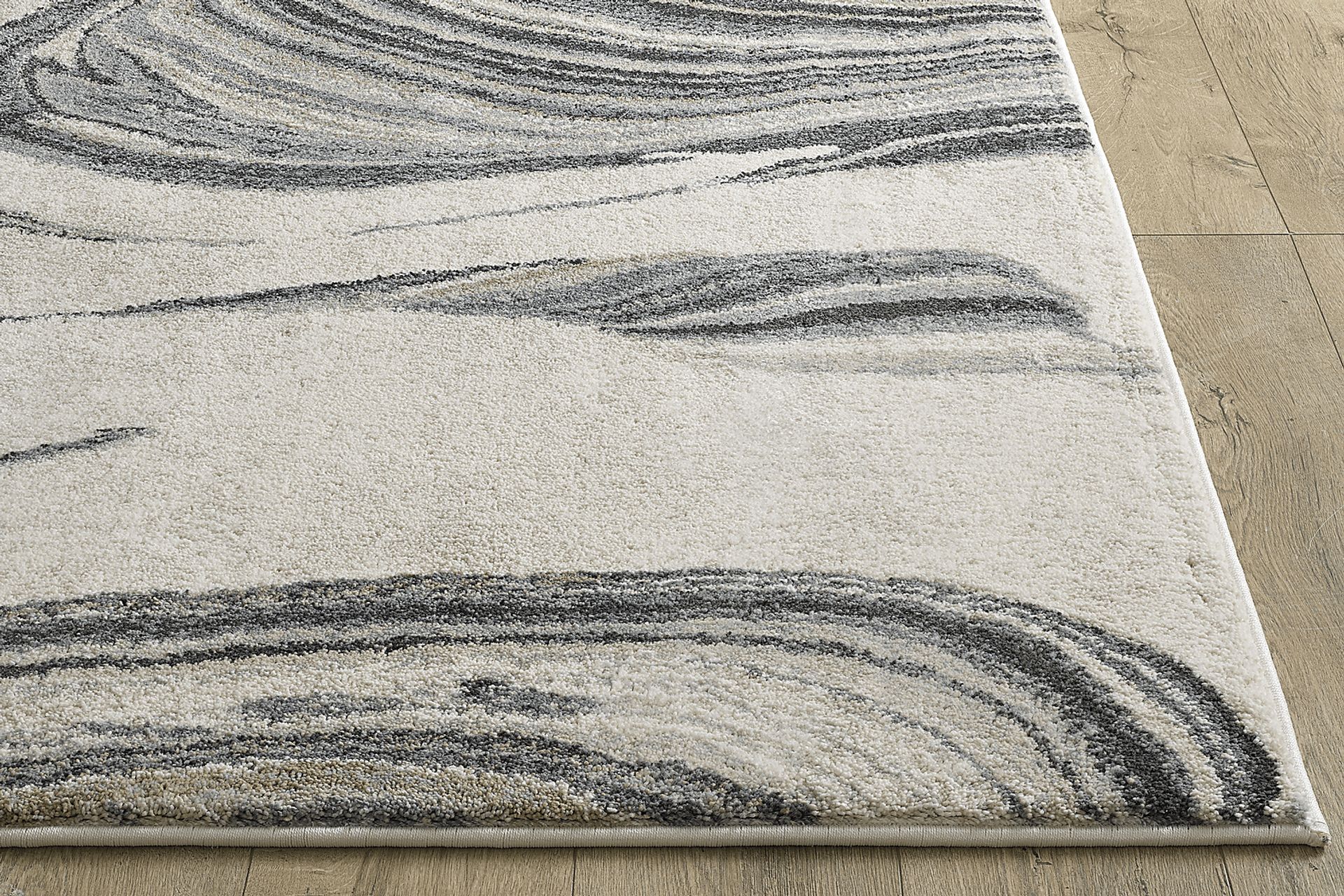 Sand Ribbons Ivory 7'10 x 9'10 Rug - Image 2