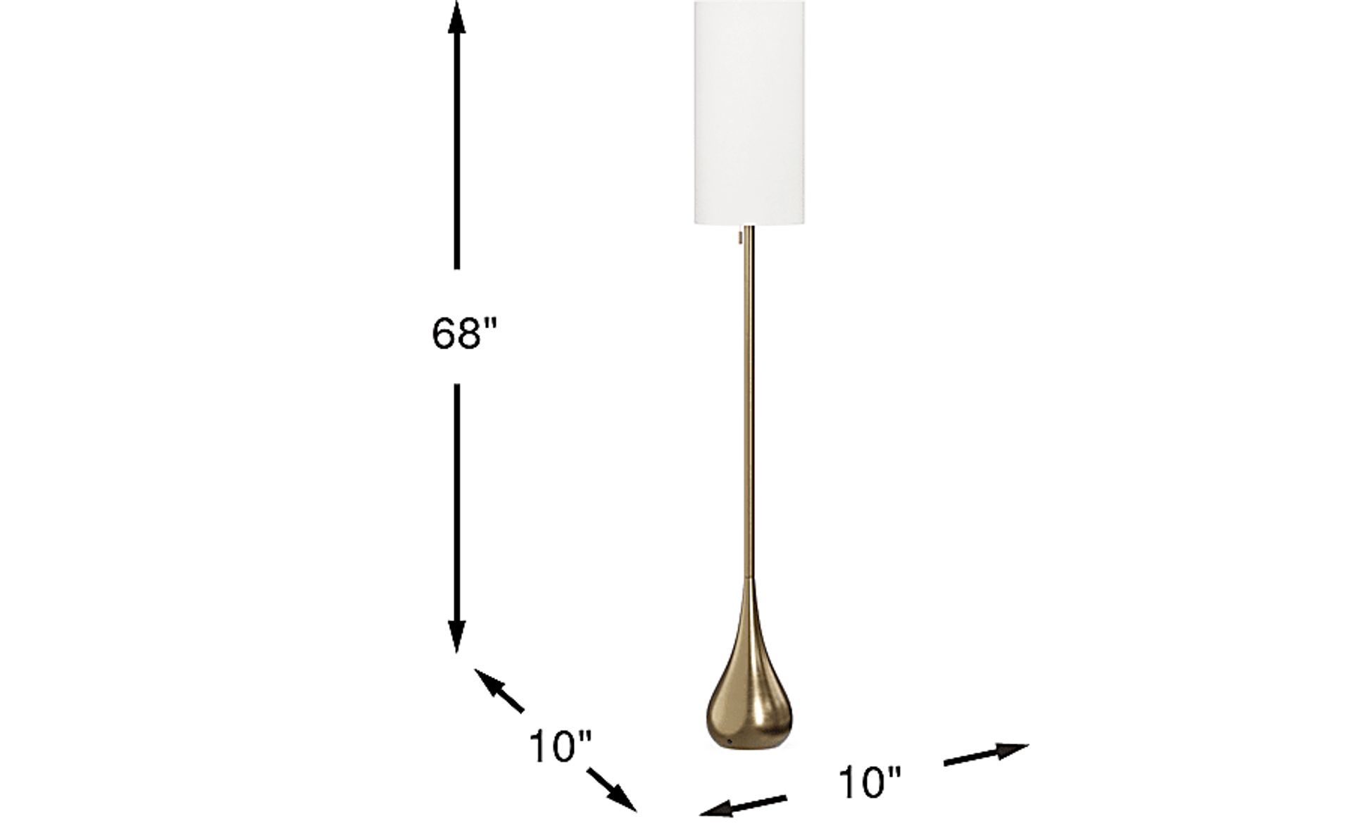 Dimension Image. Please refer to the Dimension Tab on this page for dimension details.