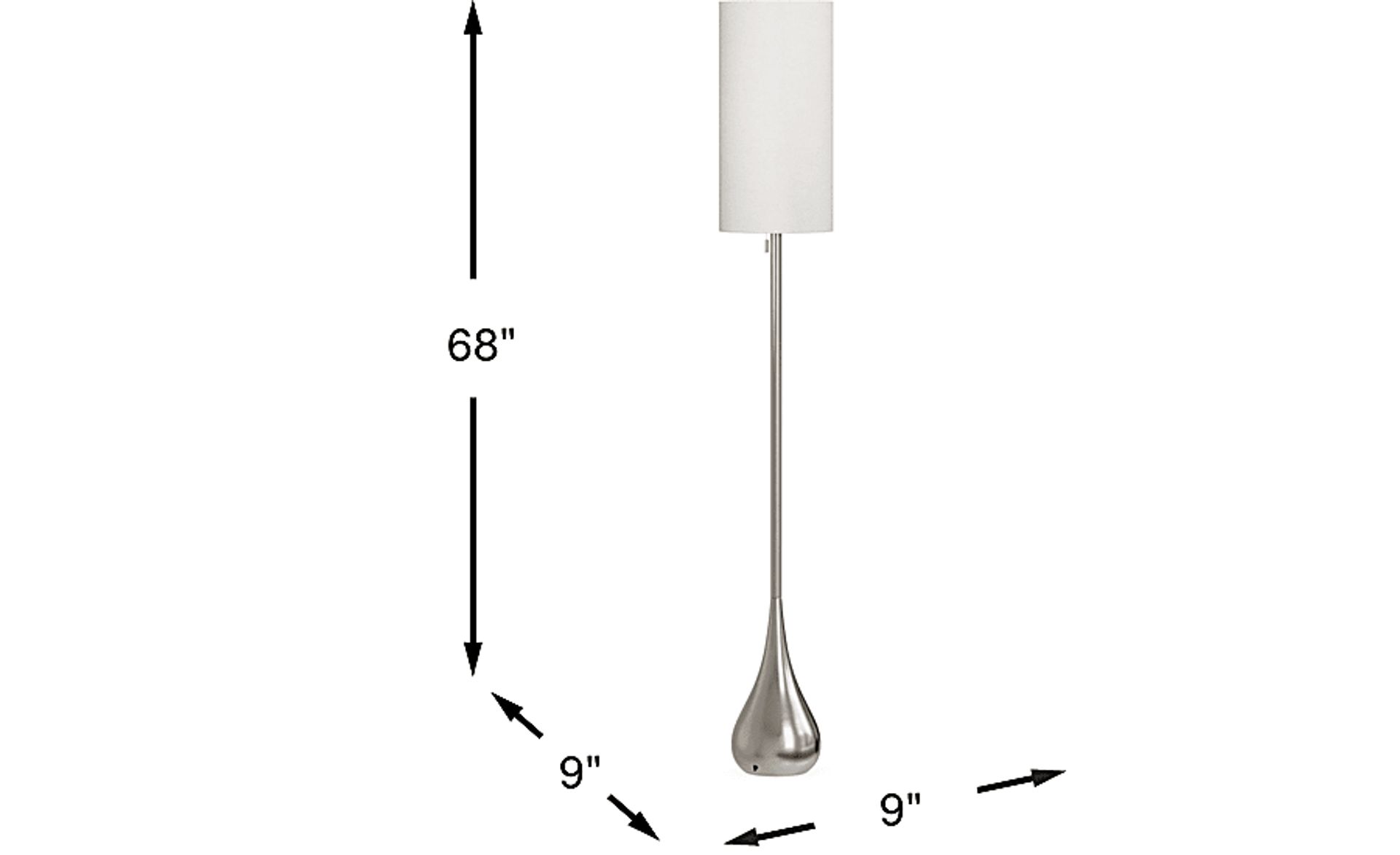 Dimension Image. Please refer to the Dimension Tab on this page for dimension details.