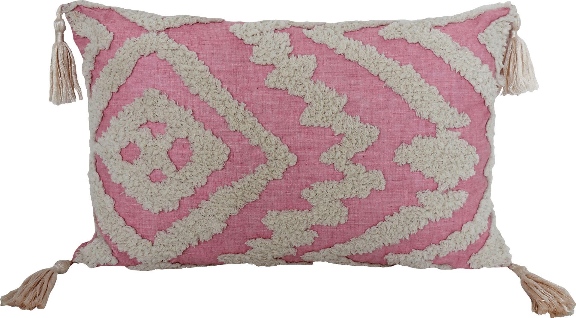 Sandalin Pink Throw Pillow - Image 1