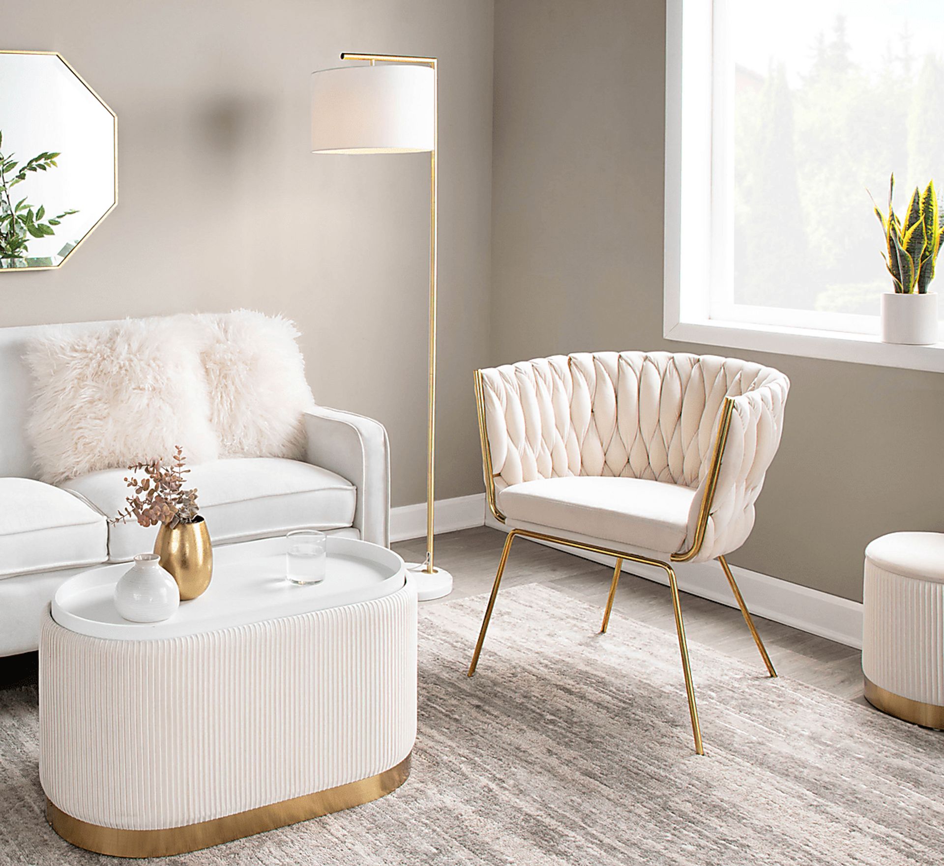 Sandcroft White Dining Chair - Image 7