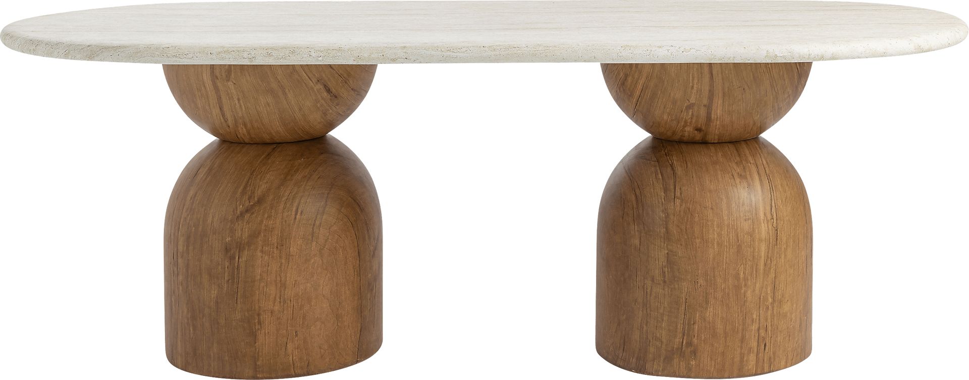 Sandeep Brown Oval Dining Table - Image 2