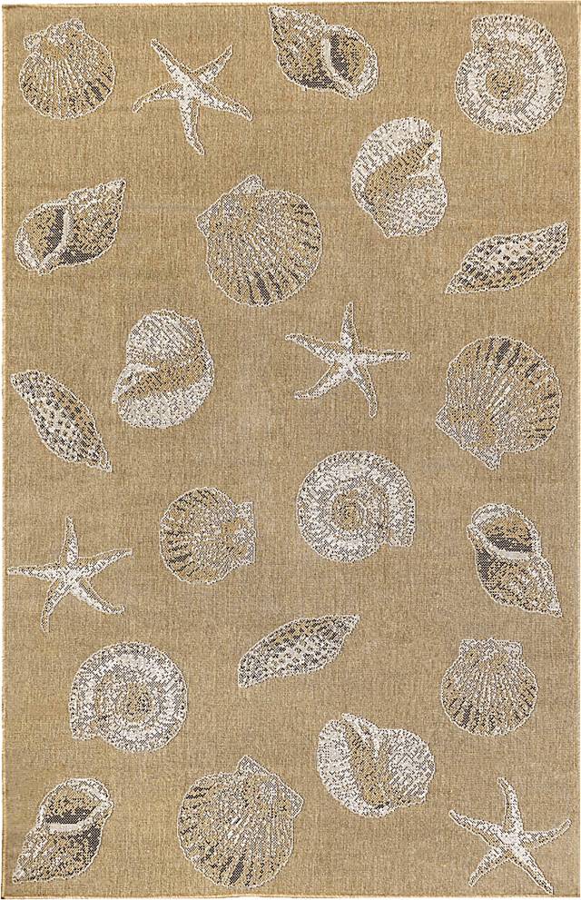 Sandfoot Point Sand 7'10 x 9'10 Indoor/Outdoor Rug - Thumbnail - Image 1
